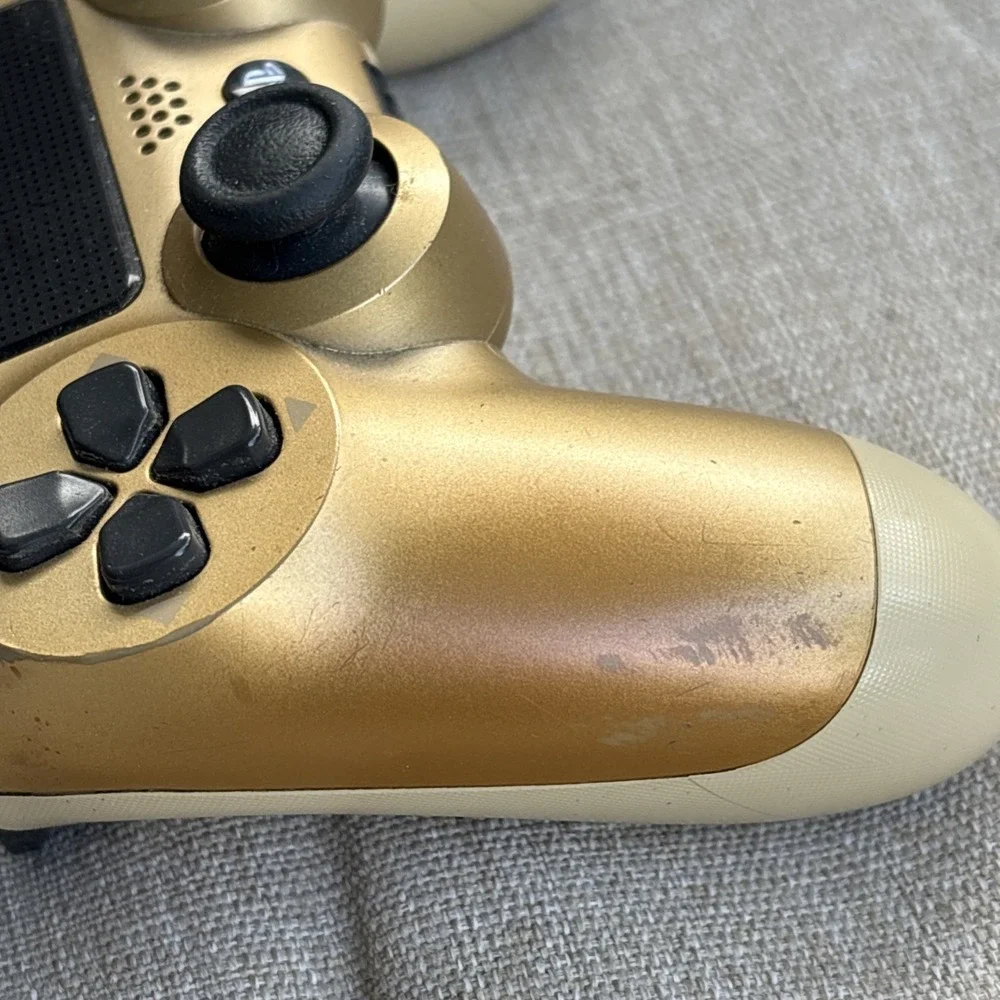 Sony DualShock 4 Wireless Controller Gold PS4 PlayStation For Parts Repair